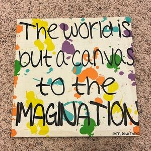 Canvas wall decor